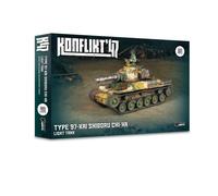 Warlord Games Type 97-Kai Shiboru Chi-Ha Light Tank - Empire of Japan Starter Army - Miniatures for Konflikt 47 Highly Detailed 28mm Scale Miniatures