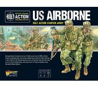 Warlord Games US Airborne Starter Army - 28mm Scale Plastic Miniatures for Bolt Action Highly Detailed World War 2 Miniatures for Table-top Wargaming