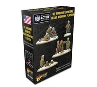 Warlord Games US Airborne (Winter) Heavy Weapons Platoon - 28mm Scale Resin Miniatures for Bolt Action Highly Detailed World War 2 Miniatures