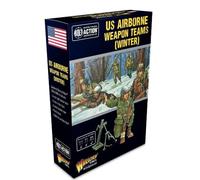 Warlord Games US Airborne (Winter) Weapons Teams 28mm Scale Resin Miniatures for Bolt Action Highly Detailed World War 2 Miniatures