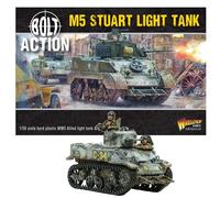Warlord Games US Army M5 Stuart - 1:56 Plastic Scale Model Tank Bolt Action | Highly Detailed World War 2 Miniatures by Warlord Games
