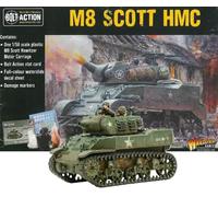 Warlord Games US Army M8 Scott HMC Light Tank - 1:56 / 28mm Plastic Scale Model Tank for Bolt Action Highly Detailed World War 2 Miniatures