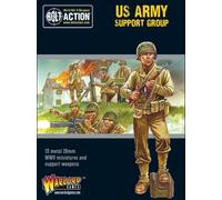 Warlord Games US Army Support Group - 28mm Scale Metal Miniatures for Bolt Action Highly Detailed World War 2 Miniatures for Table-top Wargaming