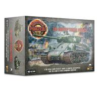 Warlord Games US Army Tank Force - 1:56 / 28mm Plastic Scale Model Tanks for Achtung Panzer Highly Detailed World War 2 Miniatures for Table-top Wargaming