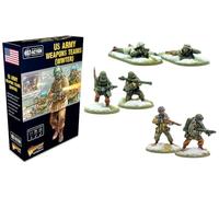 Warlord Games US Army (Winter) Weapons Teams - 28mm Scale Resin Miniatures for Bolt Action Highly Detailed World War 2 Miniatures for Table-top Wargaming