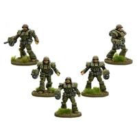 Warlord Games US Heavy Infantry - United States Miniatures for Konflikt 47 Highly Detailed 28mm Scale Miniatures