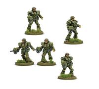 Warlord Games US Heavy Infantry - United States Miniatures for Konflikt 47 Highly Detailed 28mm Scale Miniatures