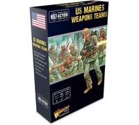 Warlord Games US Marine Weapons Teams - 28mm Scale Miniatures for Bolt Action H