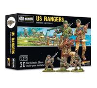 Warlord Games US Rangers Infantry - US Army 28mm Scale Plastic Miniatures for Bolt Action Highly Detailed World War 2 Miniatures for Table-top Wargaming