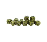 Warlord Games WLWGB-DICE-13 Green Pack Of 12 Bolt Action Orders Says