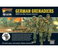 Warlord Games Plastic Miniatures – German Army Grenadiers, 28mm Highly Detailed Bolt Action WWII