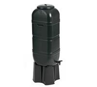 Strata Ward 100L Slimline Garden Water Butt Complete Kit In Black