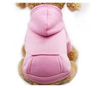 Warm and comfortable pet clothing in various styles, suitable for small and large dogs, autumn and winter coats(Pink,XS for 0.6-1.2kg)