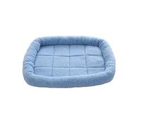 Warm and Cozy Pet Bed for Cats and Dogs - Soft and Comfortable Wool Nest for Medium-sized Pets - Blue Pet House for Wint