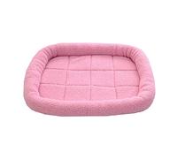 Warm and Cozy Pet Bed for Cats and Dogs - Soft Wool Nest for Small to Medium Pets - Ideal Winter Kennel - Pink - Large S