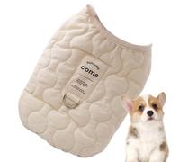 Warm and insulating winter coat for small dogs and small dogs | Warm Puppy Jacket with Integrated Harness Hole, Warm Coats, Puppy Coats, Cold Weather, Snow, Pet Clothing, Hive Beige XL