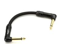 Warm Audio 6-Inch Premier Gold Right Angle to Right Angle Pedalboard Patch Cable