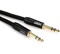 Warm Audio TRS-3 Premium Audio Cable (gold-plated connectors, four-conductor Starquad construction, and double-reussian shielding for maximum audio quality and superior noise rejection).