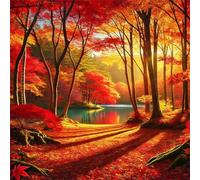 Warm Autumn 1000 Piece Jigsaw Puzzles for Adults and Kids, Impossible Puzzle, Jigsaws 1000 pieces for adults Gifts, Difficult jigsaw puzzles for The Whole Family