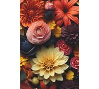 Warm Autumn Floral Aesthetic: 6"x9" Paperback Lined Journal - 100 Pages for Creative Ideas, Goals, and Daily Writing