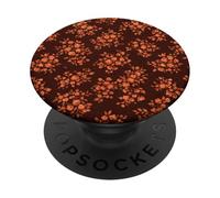 Warm Autumn Floral Repeat Pattern PopSockets Adhesive PopGrip