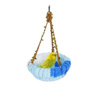 Warm Bird Bed Plush Toy Winter Warm Parakeets for Sleeping in Peace and Playing Hidden Winter Reproduction Decoration