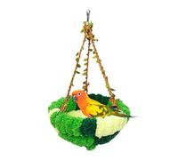 Warm Bird Bed,Plush Warm Bird Nest - Pet Supplies for Perching Sleeping Hiding Nesting Playing Aviary Feeding Resting Keeping Outdoor Breeding