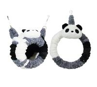 Warm Bird Nest, Panda-Shaped Lovebirds House for Comfortable Rest with Soft Fleece Lining, Parakeet Exercise Swing of Macaw, Conure, and Gray Parrot Shelter, Pet Trainer Accessory
