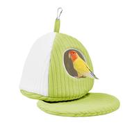 Warm Bird Nest, Pet-Friendly Materials, 25x25x25cm/9.84x9.84x9.84 Inches, Cockatiel Cage Nest, Conure Bird Hammock, Interactive & Comfortable, For Parrot Macaw African Grey Lovebird