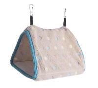 Warm Bird Nest, Plush Bird Hanging Tent - Portable Hammock, Warm Cabin, Hanging Nest, Cage Cuddly Sleeping Bed, Hiding Cave for Birds