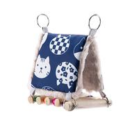Warm Bird Nest - Winter Pet Hut, Hanging Birdhouse | Widely Use Parrot Sleep Sack for Nesting Birds, Soft Plush Tent for Squirrel Resting, Cozy Retreat for Small Species, Indoor Animal Hideaway