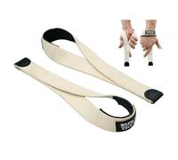 WARM BODY COLD MIND V2 Lifting Wrist Straps for Olympic Weightlifting, Powerlifting, Bodybuilding, Functional Strength Training - Heavy-Duty Cotton Wrist Wraps with Neoprene, Pair