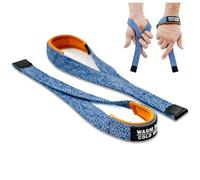 WARM BODY COLD MIND V2 Lifting Wrist Straps for Olympic Weightlifting, Powerlifting, Bodybuilding, Functional Strength Training - Heavy-Duty Cotton Wrist Wraps with Neoprene, Pair