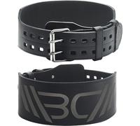 WARM BODY COLD MIND Weight Lifting Belt 4" - 100% Leather, Approved for Olympic Weightlifting, Waist/Back Support for Men Women, Powerlifting Gym Deadlift Bodybuilding (XL (35"-45"))