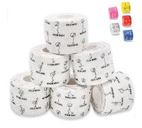 WARM BODY COLD MIND Weight Lifting Thumb Tape - Hook Grip Tape for Crossfit, Weightlifting Powerlifting Deadlift, Sticky & Stretchy Athletic Grip Tape (6 Rolls White, 19ft x 1.85in)