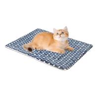Warm Cat Bed - 89 * 68cm Self Heating Pet Cushion, Thermal Warming Pad Mat, Soft Plush Comfort, Winter Comfort Pet Beds | Winter Sleeping Bed For Kittens Small Puppy Pets Indoor Home