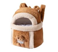 Warm Cat Carrier Bag | Outdoor Pet Carrying Bag - Small Cat Dog Carrying Backpack, Winter Pet Cage with Top Opening for Outdoor Travel