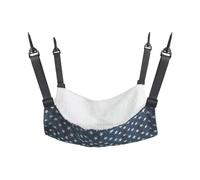 Warm Cat Hammock Fur Bed Hanging Cat Cage Ferret Rest House Soft Pets Supplies(Blue)