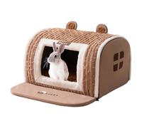 Warm Cat Kennel - Terrier for Small Pet Indoor Sleeping Cave | Plush Filled Bed with PP Cotton Sponge Inside, Retreat