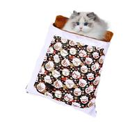 Warm Cat Sleeping Bed Bag | Comfortable Cat Bed - Soft Cat Sack Cat Bed, Kitten Cave Bed, Cat Nest Bed for Sleeping, Puppy Snuggle Sack Cat House