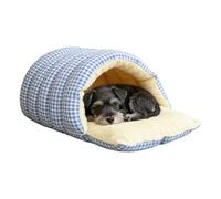 Warm Cat Sleeping - Fabric Pet Cave Bed, Insulated Kitten Sack Shelter, Soft Foldable Rest Nest, Winter Comfort Design With Padded Inner Lining | Enclosed Sleep Space For Indoor Outdoor Travel Us