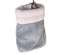 Warm Cats Lounger Bed Velvets Bucket Shape Winter Sleep Bag Velvets Pet Cats Nest Cave House For Various Dog Bed For Camping