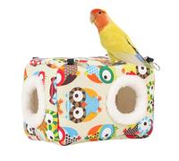 Warm Cockatiel Parrot House, Warm Parrot Nest, Thick Warm Cuddly House for Winter, House for Bird Nest | Washable Bird Nest Bed, Folding Bed