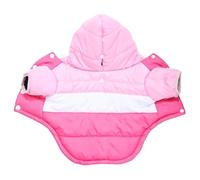 Warm Cold-Proof Dog Jacket With Button Design Soft Waterproof Pet Coat For Pugs Bulldogs Chihuahuas Shiba Inus,A,M
