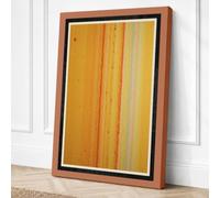 Warm Color Fields Minimalist Canvas Wall Art Print 36x24 Inch