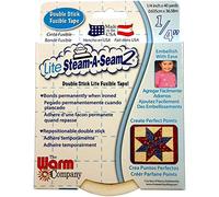 Warm Company Lite Steam-A-Seam Double Stick Fusible Web, Multicolored, 1.49 x 12.19 x 15.87 cm