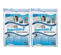 Warm Company Steam-A-Seam 2 Double Stick Fusible Web-9"X12" Sheets 5/Pkg (5517) (2-Pack of 5)