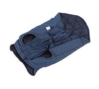 Warm Cotton Dog Jacket, Comfortable Clothing for Pet, Outdoor Indoor Prevent Sunburn Loose Dog Fall Clothes for, Beagle, Golden Retriever Yorkshire Bulldog, with Denim Color (S)