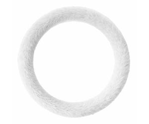Warm Cozy Grip Soft Slip for Winter Driving Cold Weather Wheel Protector for C White 24