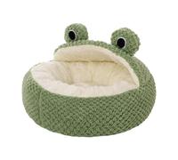 ＡＷＨＡＯ Warm Dog Bed Cat Tent, Washable Soft Indoor Pets Cave Bed, Semi Enclosed Pet Cat Nest for Pomeranian Dog Cats Puppy, M Style A